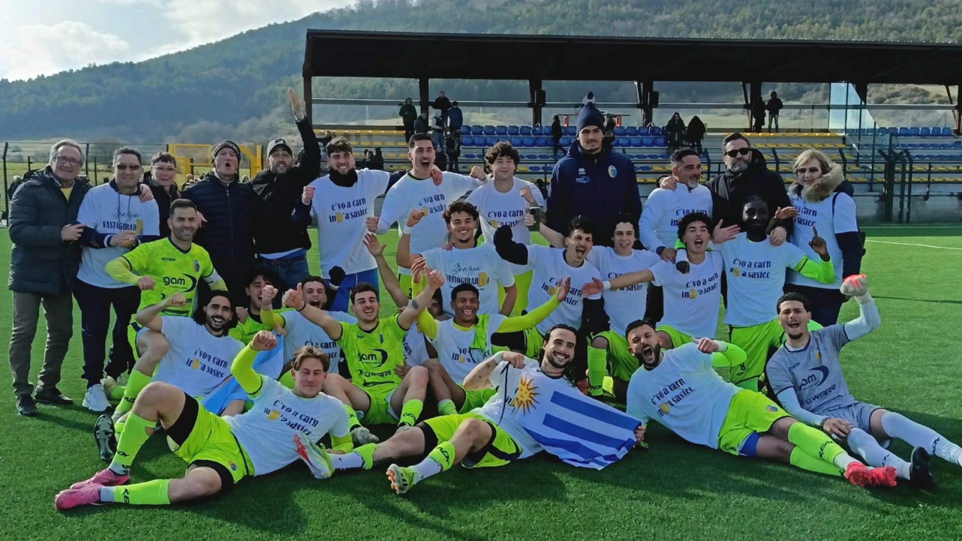 Vastogirardi in Serie D dopo una stagione, i festeggiamenti in Alto Molise